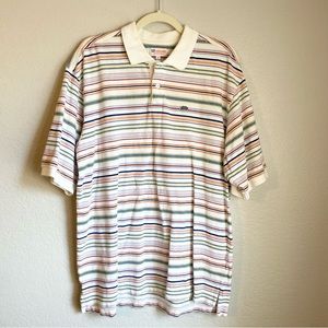 Echo Striped Polo Shirt - XL